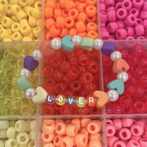Taylor swift album lover stretchy bracelet.